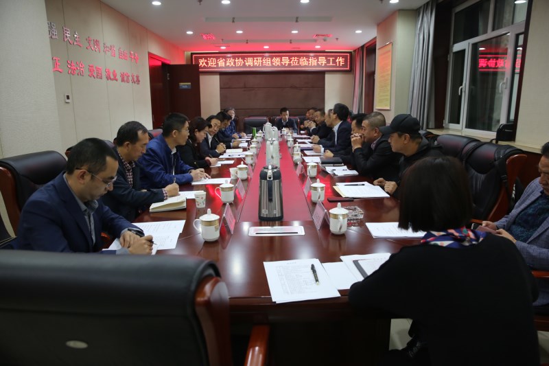省政協(xié)教科文衛(wèi)體調(diào)研組蒞臨集團(tuán)開(kāi)展人才問(wèn)題調(diào)研